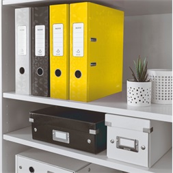 Leitz 180 fok Wow A4 8cm sárga iratrendező