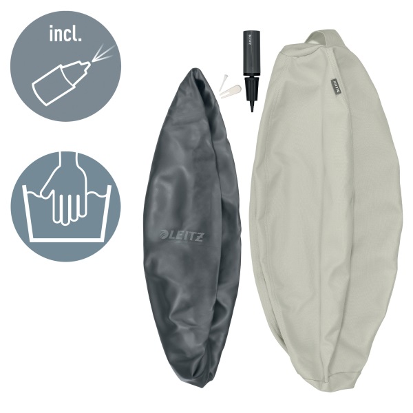 Leitz Active 75cm világosszürke nehezékkel ülőlabda
