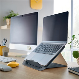 Leitz COSY Ergo 13"-17" bársony szürke laptop állvány