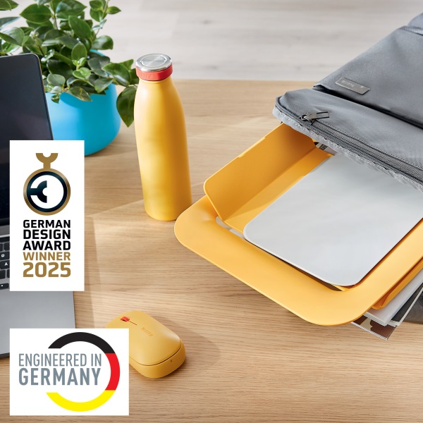 Leitz COSY Ergo 13"-17" meleg sárga laptop állvány