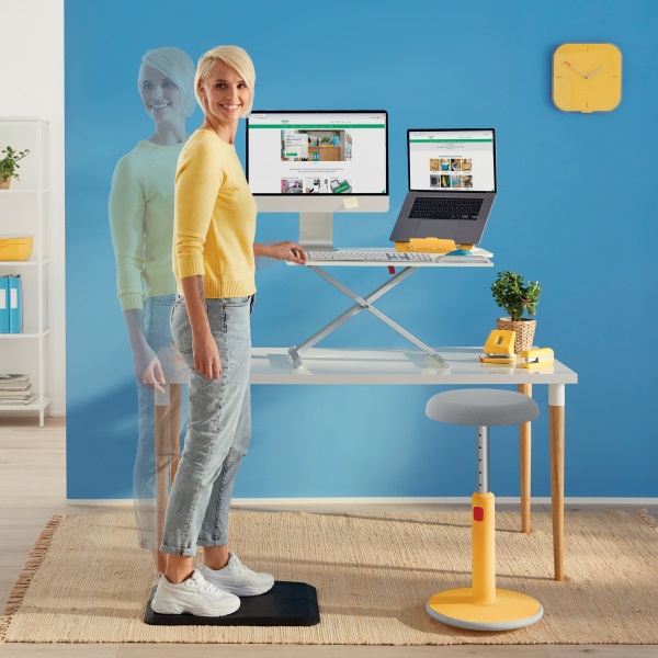 Leitz COSY Ergo 13"-17" meleg sárga laptop állvány