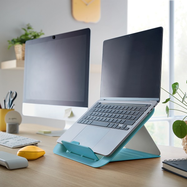 Leitz COSY Ergo 13"-17" nyugodt kék laptop állvány