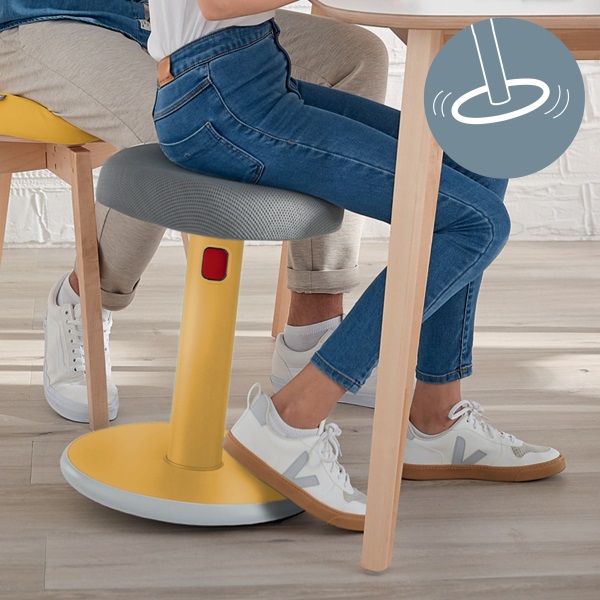Leitz COSY Ergo Active meleg sárga ergonomikus ülő-álló szék