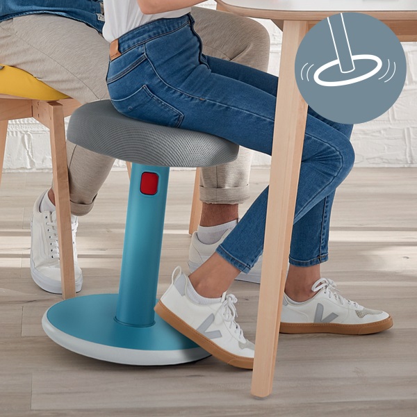 Leitz COSY Ergo Active nyugodt kék ergonomikus ülő-álló szék