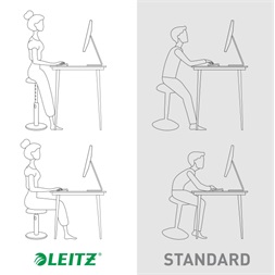 Leitz COSY Ergo Active nyugodt kék ergonomikus ülő-álló szék