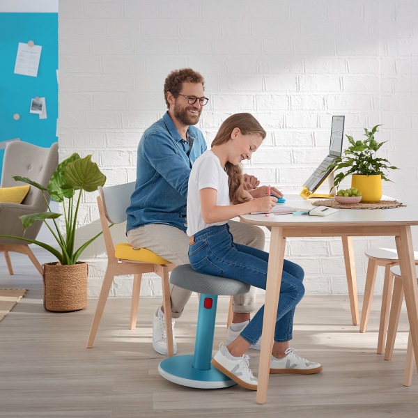 Leitz COSY Ergo Active nyugodt kék ergonomikus ülő-álló szék