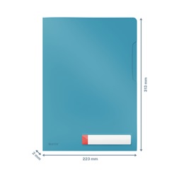 Leitz COSY Privacy A4 PP nyugodt kék 3db/csomag genotherm
