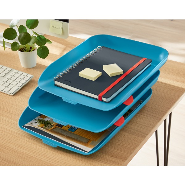 Leitz COSY Soft touch B5 bársony szürke kockás spirálfüzet