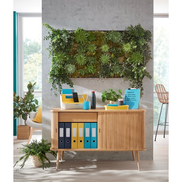 Leitz COSY Soft touch B5 nyugodt kék kockás spirálfüzet