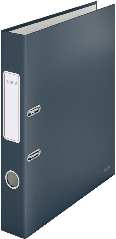 Leitz COSY Soft touch karton 180° keskeny bársony szürke iratrendező