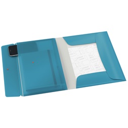Leitz COSY mobil PP nyugodt kék extra tasakos gumis mappa