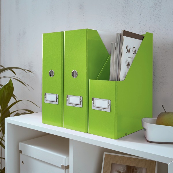 Leitz Click & Store lakkfényű zöld iratpapucs
