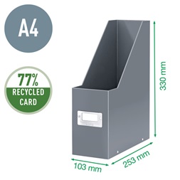 Leitz Click & Store lakkfényű zöld iratpapucs
