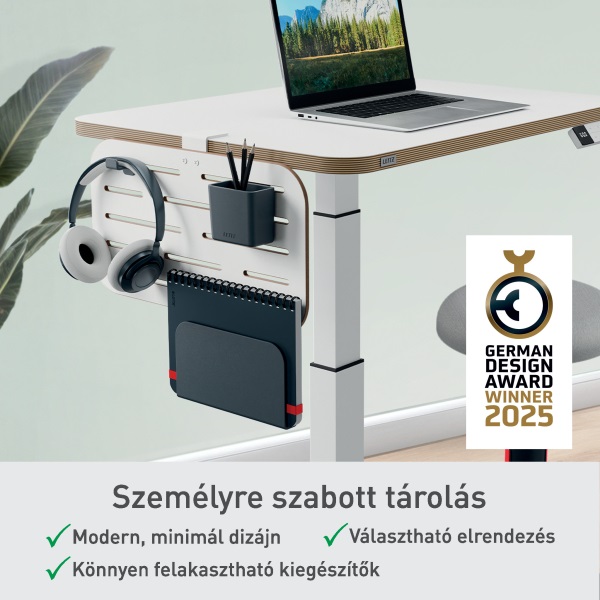 Leitz Ergo 42x25 cm fehér függőleges asztali rendszerező