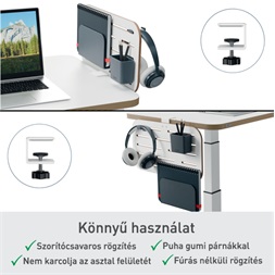 Leitz Ergo 42x25 cm fehér függőleges asztali rendszerező