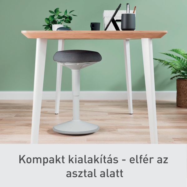 Leitz Ergo Active szürke komfort ülőfelületű billenő ülőszék