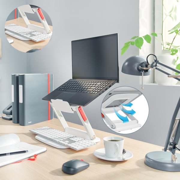 Leitz Ergo állítható magasságú és dőlésszögű laptopállvány