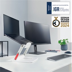 Leitz Ergo állítható magasságú és dőlésszögű laptopállvány