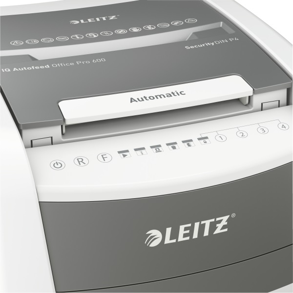 Leitz IQ AutoFeed Office Pro 600 P4 automata iratmegsemmisítő