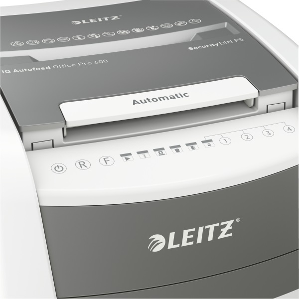 Leitz IQ AutoFeed Office Pro 600 P5 automata iratmegsemmisítő