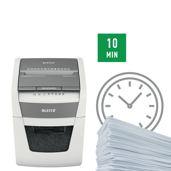 Leitz IQ AutoFeed SmallOffice 50 P4 Pro automata iratmegsemmisítő