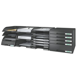 Leitz Jumbo Plus fekete irattálca