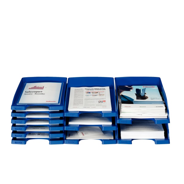 Leitz Jumbo Plus piros irattálca
