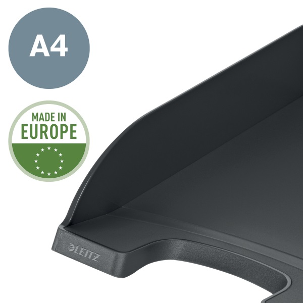 Leitz Plus fekete irattálca