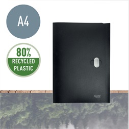 Leitz Recycle A4 PP fekete 3-pólyás mappa