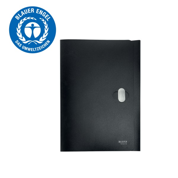 Leitz Recycle A4 PP fekete 3-pólyás mappa