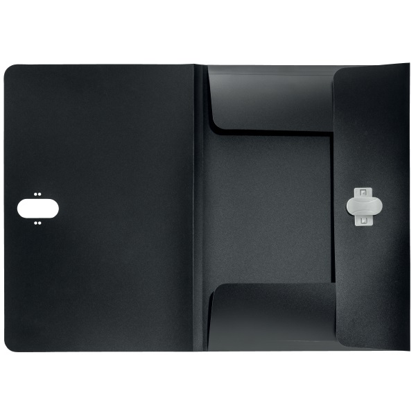 Leitz Recycle A4 PP fekete 3-pólyás mappa