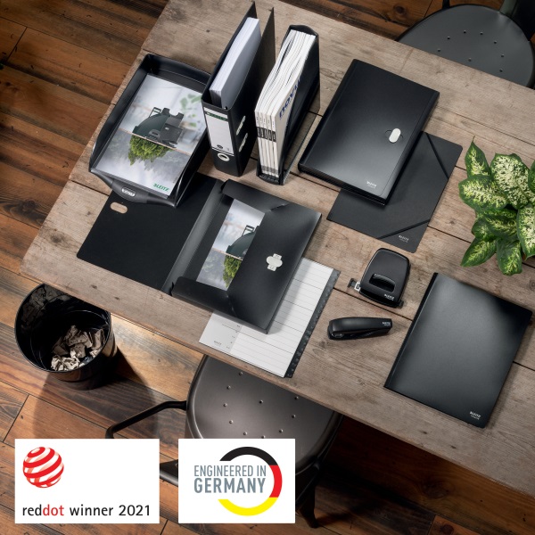 Leitz Recycle A4 PP fekete 3-pólyás mappa