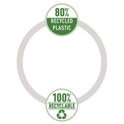 Leitz Recycle A4 PP kék 3-pólyás mappa