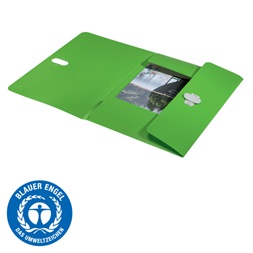 Leitz Recycle A4 PP zöld 3-pólyás mappa