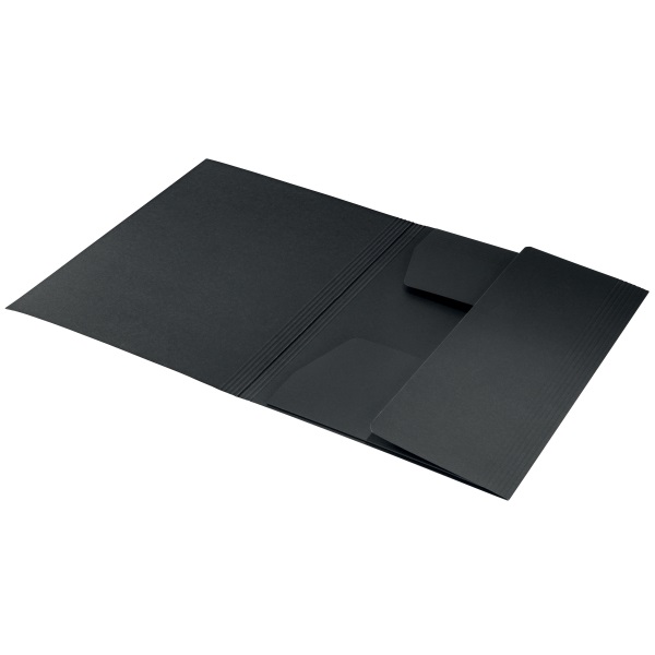 Leitz Recycle A4 karton fekete 3-pólyás mappa