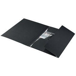Leitz Recycle A4 karton fekete 3-pólyás mappa
