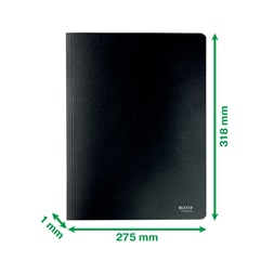 Leitz Recycle A4 karton fekete gyorsfűző