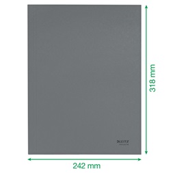 Leitz Recycle A4 karton piros 3-pólyás mappa