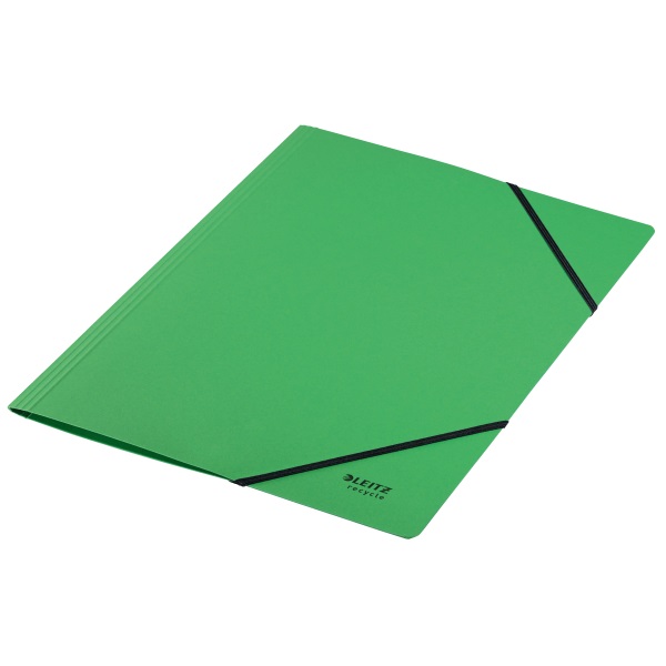 Leitz Recycle A4 karton zöld gumis mappa