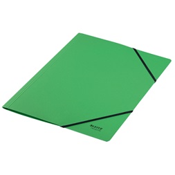 Leitz Recycle A4 karton zöld gumis mappa