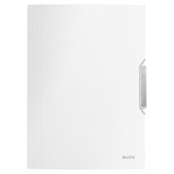 Leitz Style műanyag kristályfehér gumis mappa