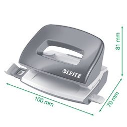 Leitz WOW 10 lap piros mini tűzőgép és lyukasztó szett