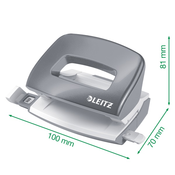 Leitz WOW NeXXt 10 lap piros mini lyukasztó