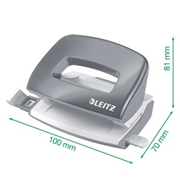 Leitz WOW NeXXt 10 lap piros mini lyukasztó