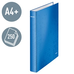 Leitz Wow A4 2 gyűrűs kék gyűrűskönyv