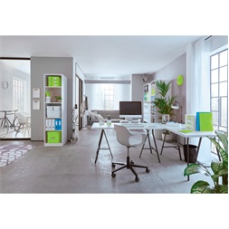 Leitz Wow A5 80lapos vonalas kék spirálfüzet