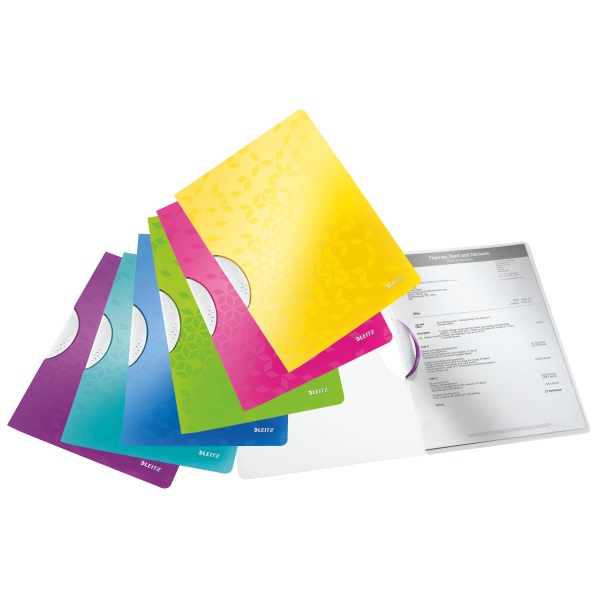 Leitz Wow Colorclip lila gyorsfűző