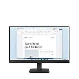 Lenovo 23,8" L24-4e FHD IPS DP/HDMI/VGA fekete monitor