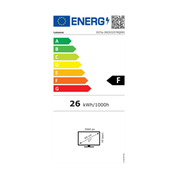 Lenovo 27" D27q-30 QHD VA HDMI/DP monitor