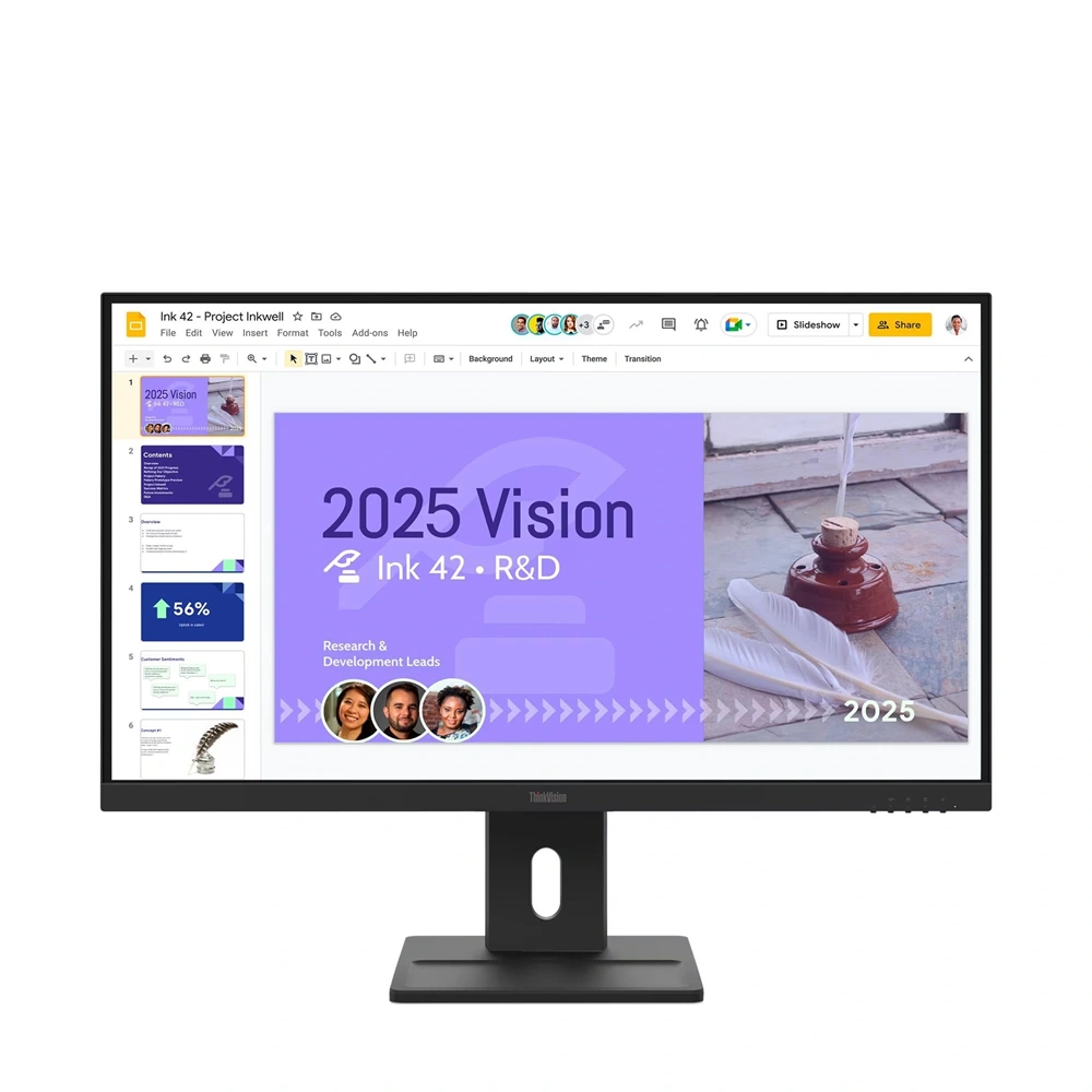 Lenovo 27" ThinkVision E27Q-40 FHD DP/HDMI fekete monitor